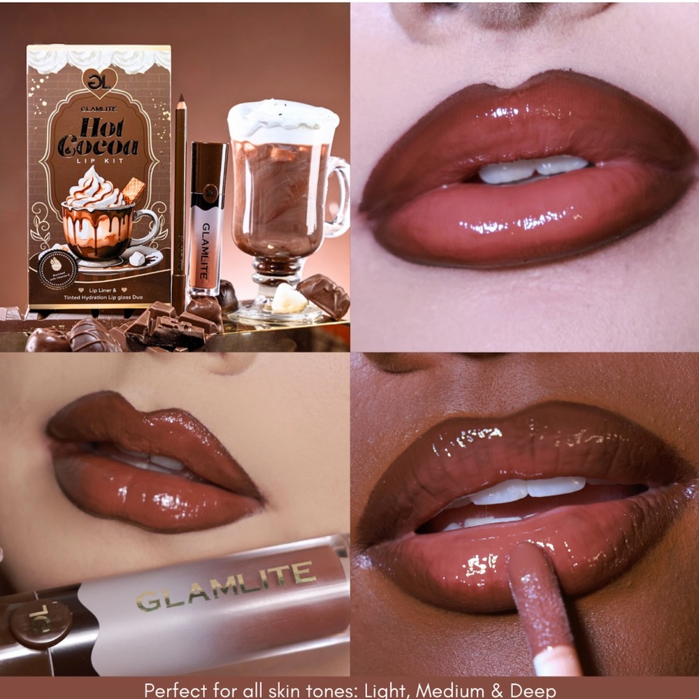 Hot Cocoa Lip Kit - Glamlite - Picture 2 of 3